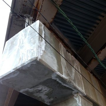 The Problem: Salt-laden water that runs off the end of a bridge deck, or leaks through the joint, lands on and deteriorates the piers and columns. Anything that can be done, by shortening the piers or directing the liquid away from the deck will contribute to the longevity of the structure.