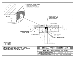 BEJS_0-75_DD_CONC_BKT_EMCRETE BOR Bridgeseal-on-a-Reel Deck-to-Deck in Blockout 0.75 inch