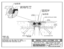 BEJS_0125_DD_STRIP_SEAL_SUBSTRATE BOR Bridgeseal-on-a-Reel Deck-to-Deck in Strip Steel Substrates 1.25 inch