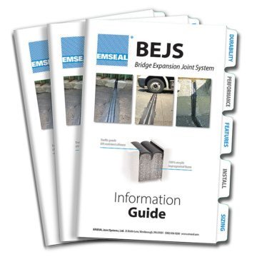 EMSEAL BEJS Bridge Expansion Joints Tabbed Brochure