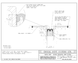 BEJS_0150_DD_ANGLE BEJS Bridge Expansion Joint System Deck-to-Deck in Metal Angles