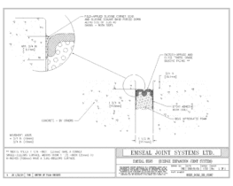 BEJS_0150_DD_CONC BEJS Bridge Expansion Joint System Deck-to-Deck in Concrete