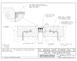 BEJS_0200_DD_EMCRETE_IN_REBAR_SOLID_SLAB BEJS Bridge Expansion Joint System Deck-to-Deck Emcrete in Rebar Solid Slab
