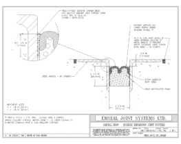 BEJS_0225_DD_ANGLE BEJS Bridge Expansion Joint System Deck-to-Deck in Metal Angles