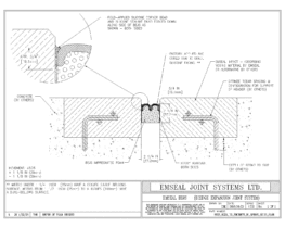 BEJS_0225_DD_EMCRETE_IN_REBAR_SOLID_SLAB BEJS Bridge Expansion Joint System Deck-to-Deck Emcrete in Rebar Solid Slab