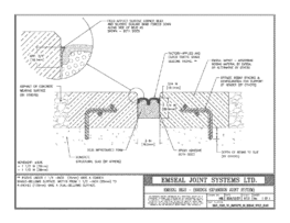 BEJS_0300_DD_EMCRETE_IN_REBAR_SPLIT_SLAB BEJS Bridge Expansion Joint System Deck-to-Deck Emcrete in Rebar Split Slab