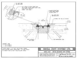 BEJS_0300_DD_STRIP_SEAL_SUBSTRATE BEJS Bridge Expansion Joint System Deck-to-Deck in Strip Steel Substrates