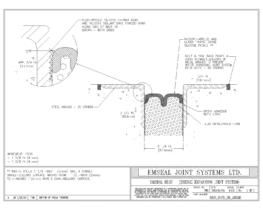 BEJS_0325_DD_ANGLE BEJS Bridge Expansion Joint System Deck-to-Deck in Metal Angles