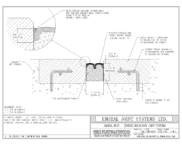 BEJS_0350_DD_EMCRETE_IN_REBAR_SOLID_SLAB BEJS Bridge Expansion Joint System Deck-to-Deck Emcrete in Rebar Solid Slab