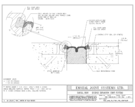 BEJS_0350_DD_STRIP_SEAL_SUBSTRATE BEJS Bridge Expansion Joint System Deck-to-Deck in Strip Steel Substrates