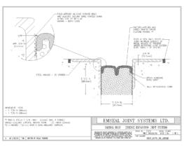 BEJS_0375_DD_ANGLE BEJS Bridge Expansion Joint System Deck-to-Deck in Metal Angles