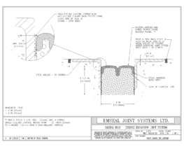 BEJS_0400_DD_ANGLE BEJS Bridge Expansion Joint System Deck-to-Deck in Metal Angles