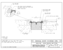 BEJS_0400_DD_STRIP_SEAL_SUBSTRATE BEJS Bridge Expansion Joint System Deck-to-Deck in Strip Steel Substrates