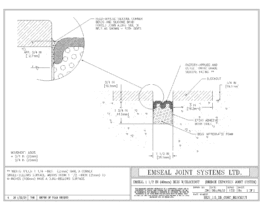 BEJS_1.5_DD_CONC_BLOCKOUT Bridge Expansion Joint System Deck-to-Deck in Block-Out