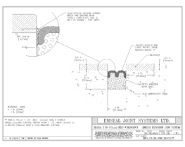 BEJS_2.0_DD_CONC_BLOCKOUT BEJS Bridge Expansion Joint System Deck-to-Deck in Blockout