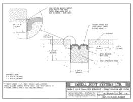 BEJS_2.75_DD_CONC_BLOCKOUT BEJS Bridge Expansion Joint System Deck-to-Deck in Blockout