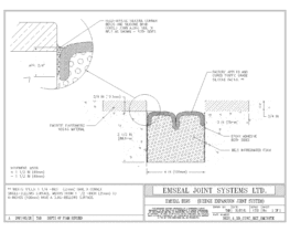 BEJS_4_DD_CONC_BKT_EMCRETE BEJS Bridge Expansion Joint System Deck-to-Deck in Blockout