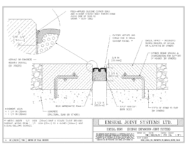 BEJS_0250_DD_EMCRETE_IN_REBAR_SPLIT_SLAB BEJS Bridge Expansion Joint System Deck-to-Deck Emcrete in Rebar Split Slab