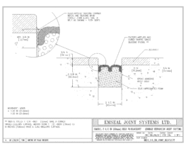 BEJS_2.5_DD_CONC_BLOCKOUT BEJS Bridge Expansion Joint System Deck-to-Deck in Blockout