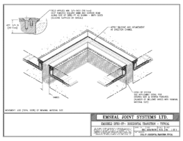 Expansion Joint Details: DFR-FP Horizontal Transition Fire-rated Expansion Joint EMSEAL