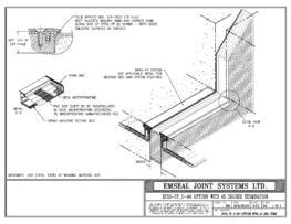 Expansion Joint Details: DFR-FP U-90 Upturn Fire-rated Expansion Joint EMSEAL