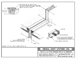 Expansion Joint Details: DFR-FP U-90 Upturn Fire-rated Expansion Joint EMSEAL