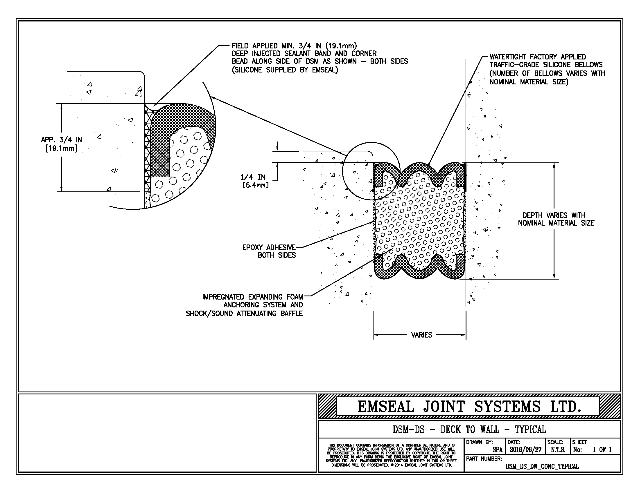 DSM-DS Double-Faced, Pre-Compressed Expansion Joint from ... (2200 x 1700 Pixel)
