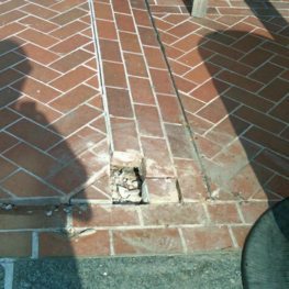 Buckled Pavers in Plaza Deck