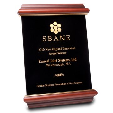 Fire rated wall and floor expansion joint SBANE innovation award for Emshield