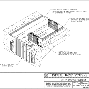 Watertight expansion joint transitions in SJS-FP System from EMSEAL