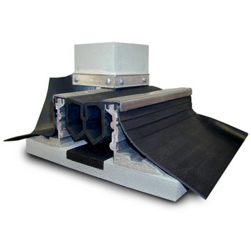 Waterproof expansion joint for plaza decks Migutan FP155 from EMSEAL