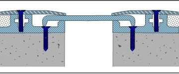 Clamped coverplates created four plane changing bump points. Expansion anchors close to the joint edge cause a 