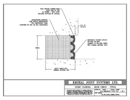 COS_WW_INSIDE_CORNER_TYPICAL Seismic Colorseal Wall Expansion Joint Inside Corner