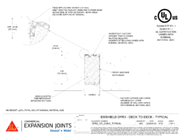 DFR3_DD_CONC_TYPICAL Emshield DFR3 Fire Rated Deck Expansion Joint Deck to Deck Typical