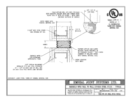 Emshield WFR2 Firerated Expansion Joint_Wall to wall_gyp_steel_studs_typical