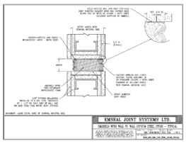 Emshield WFR3 Firerated Expansion Joint_Wall to wall_Concrete_gyp_steel_studs_typical