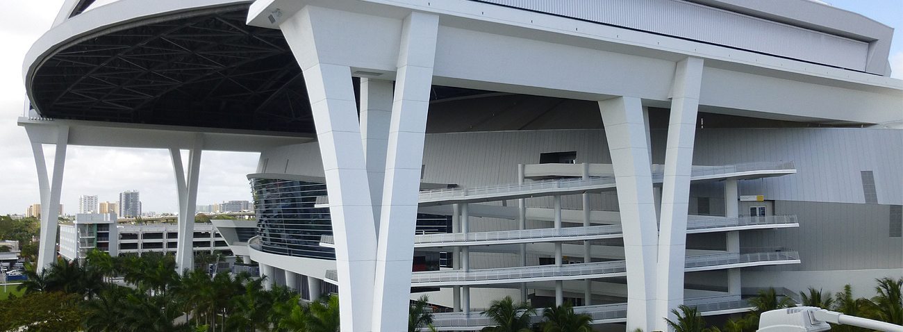 FL Marlins Stadium expansion joints by EMSEAL