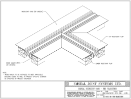 Expansion Joint Details: RoofJoint Deck to Tee Transition Expansion Joint EMSEAL