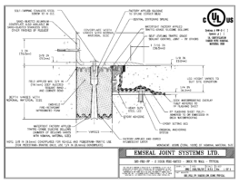 Expansion Joint Detail: SJS-FP-FR2 Deck-to-Wall in Concrete Expansion Joint