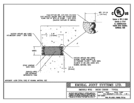 Emshield WFR3 Fire Rated Wall Expansion Joint Inside Corner