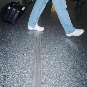Airport floor expansion joint resists point loads FS 75 from EMSEAL