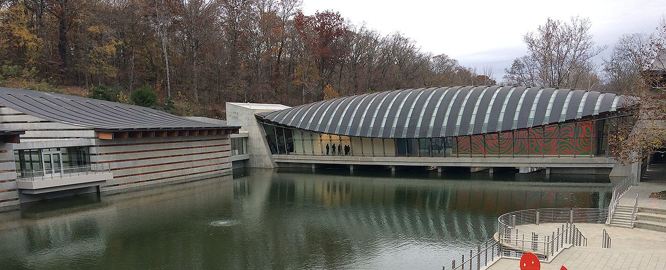 Museum Expansion Joints by EMSEAL at Moshe Safdie's Crystal Bridges Museum of American Art, Bentonville, Arkansas
