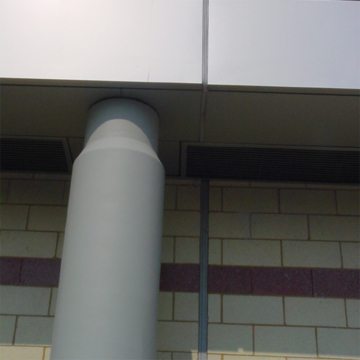 Stadium Expansion Joints: SEISMIC COLORSEAL can be transitioned around, through, over and under building elements to ensure continuity of seal and thermal insulation.