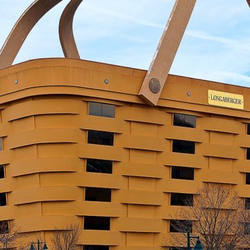 Longaberger Basket HQ, Newark OH. BackerSeal behind liquid sealant in EIFS facade. EMSEAL