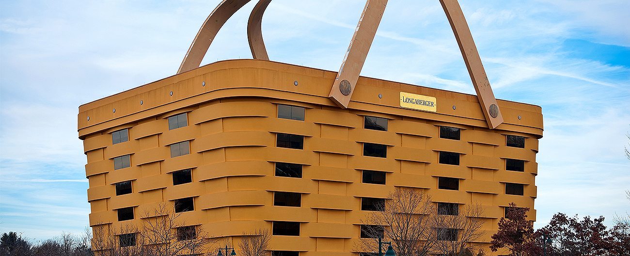 Longaberger Basket HQ, Newark OH. BackerSeal behind liquid sealant in EIFS facade. EMSEAL