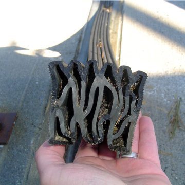 The original installation in the UMass Medical Employee Parking deck was a compression seal. Compression seals, ironically, suffer from compression-set (the failure of the rubber to recover after repeated compression cycles).