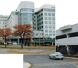 Thermaflex installed in carpark at North York Hospital.