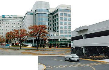 Thermaflex installed in carpark at North York Hospital.