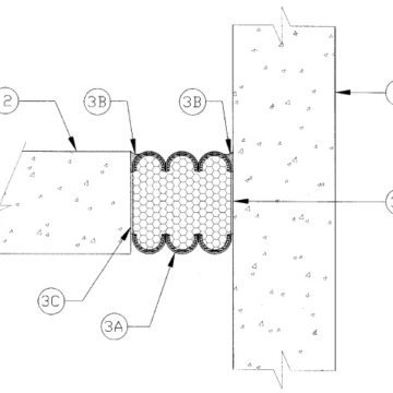 2-HR Rated Deck-To-Wall Joints in Concrete