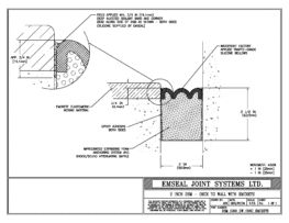 DSM System Deck-to-Wall Blockout with Emcrete 2 inch